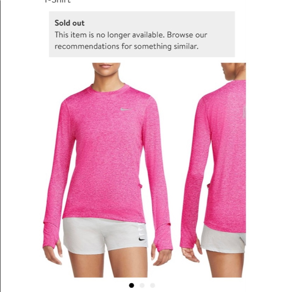 SOLD OUT Element Dri Fit Running Shirt Barbie Pink XS